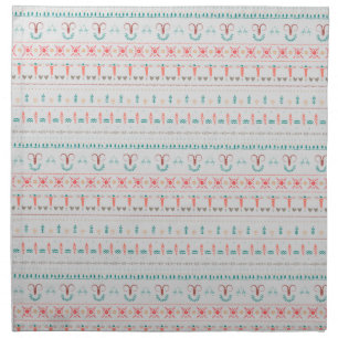 Nordic Light Winter Pattern Cloth Napkin