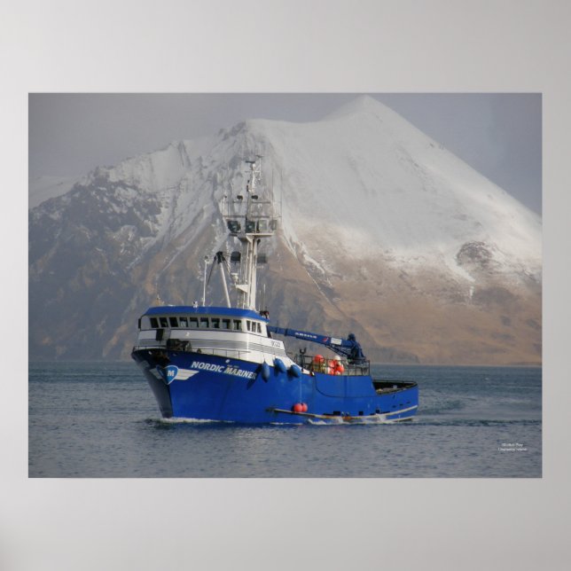 Nordic Mariner, Crab Boat in Dutch Harbor, AK Poster (Front)