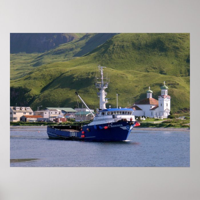 Nordic Mariner, Crab Boat in Dutch Harbor, AK Print