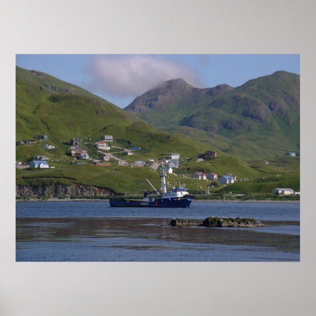 Nordic Mariner, Crab Boat in Dutch Harbor, AK Poster (Front)