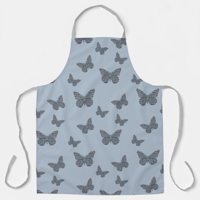 Nordic Monarch All-Over Print Apron (Front)