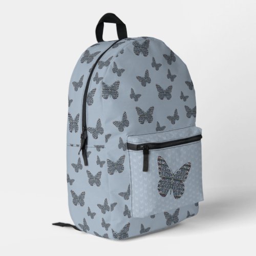 Nordic Monarch Printed Backpack