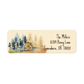 Nordic/Mountain Address Labels Personalized