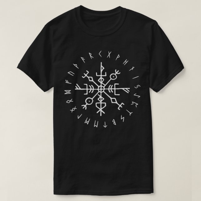 Nordic Mythology Odin Skol Norse Scandinavian Viki T-Shirt (Design Front)