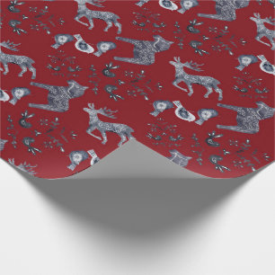 Nordic Pattern Christmas Wrapping Paper
