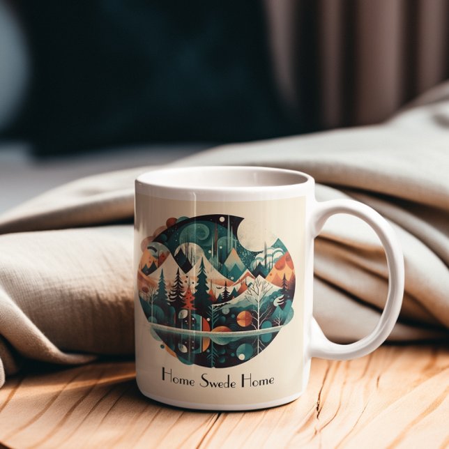 Nordic Pines & Peaks, custom Coffee Mug (Creator Uploaded)