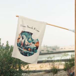 Nordic Pines & Peaks, custom House Flag