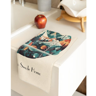 Nordic Pines & Peaks, custom Kitchen Towel