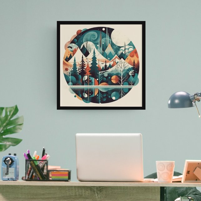 Nordic Pines & Peaks Poster (Creator Uploaded)