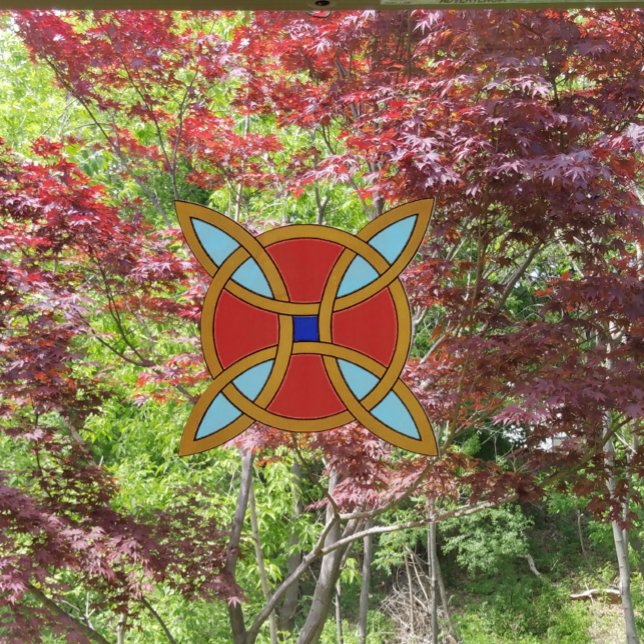 Nordic Protection from Witchcraft or Witch's Knot Window Cling (Nordic Protection from Witchcraft or Witch's Knot Window Clings on window)