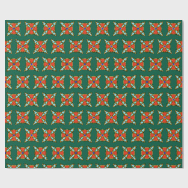 Nordic Protection from Witchcraft or Witch's Knot Wrapping Paper (Flat)