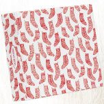 Nordic Red & White Christmas Stockings Custom Text 3 Ring Binder<br><div class="desc">Cute Scandinavian red and white Christmas stocking pattern with "Christmas Recipes" on the spine,  which you can change to customize.</div>