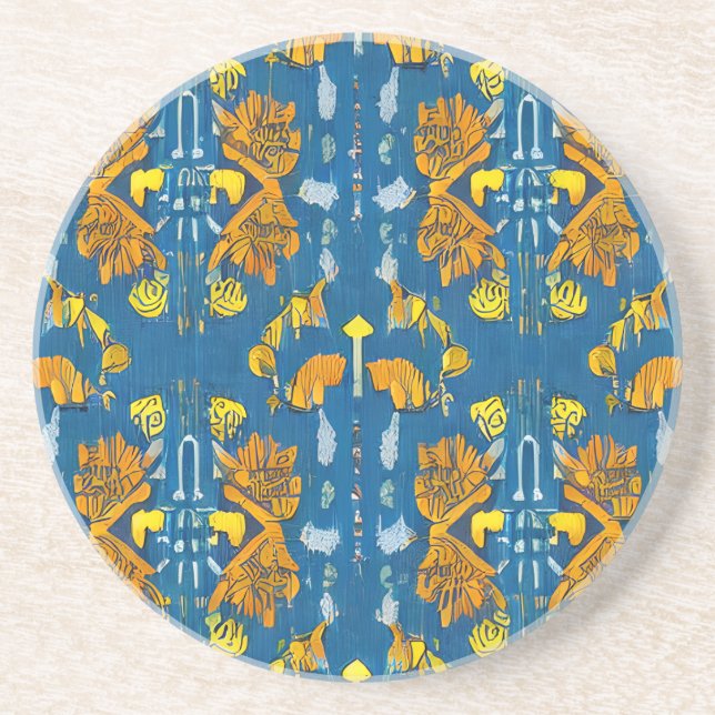 Nordic Reflections - An Ode to Svenskt Tenn Coaster (Front)