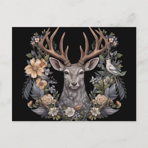 Nordic Retro Pagan Artistic Holiday Card