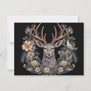 Nordic Retro Pagan Artistic Postcard