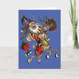 Nordic Santa Holiday Card