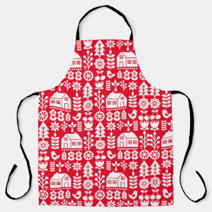 Nordic Scandinavian Christmas Apron