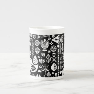 Nordic Scandinavian Christmas Bone China Mug