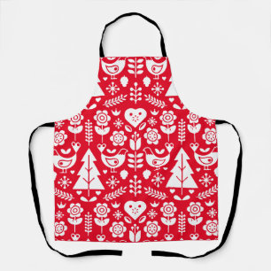 Nordic Scandinavian Christmas Decorations Apron