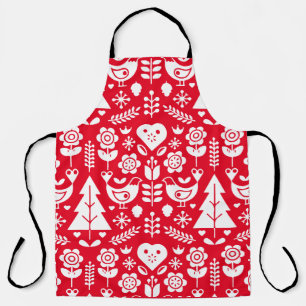 Nordic Scandinavian Christmas Decorations Apron