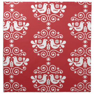 Nordic Scandinavian Christmas Decorations Cloth Napkin