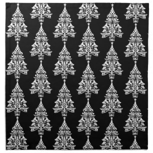 Nordic Scandinavian Christmas Tree Decorations Cloth Napkin
