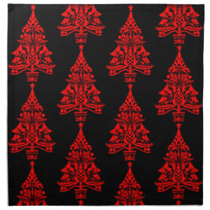 Nordic Scandinavian Christmas Tree Decorations Cloth Napkin