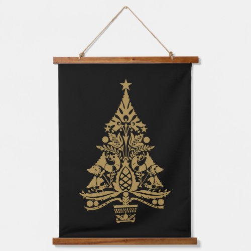 Nordic Scandinavian Christmas Tree Decorations Hanging Tapestry