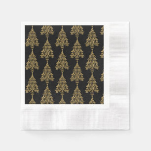 Nordic Scandinavian Christmas Tree Decorations Napkins