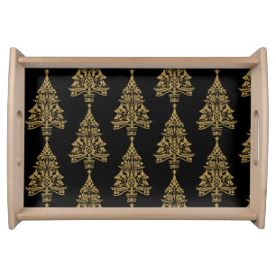 Nordic Scandinavian Christmas Tree Decorations Serving Tray