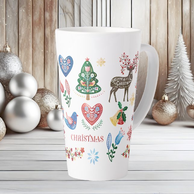 Nordic Scandinavian Style Christmas Pattern Mug (Creator Uploaded)