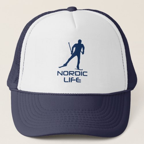 Nordic Skiing Life Trucker Hat