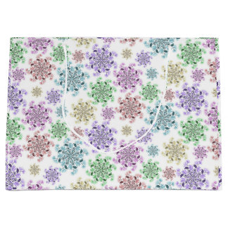 Nordic Snow Garden  Large Gift Bag