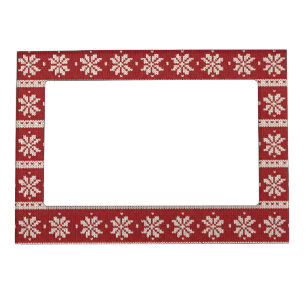 Nordic Snowflake Christmas Festive Frame