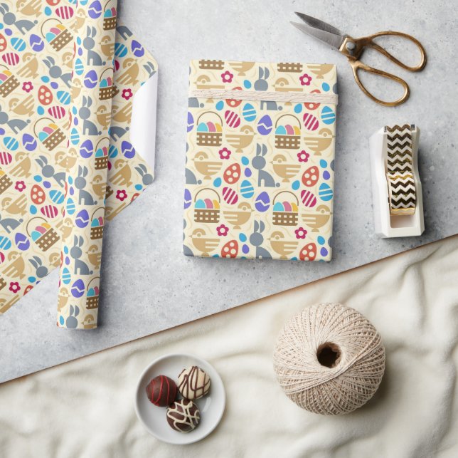 Nordic Spring Easter Wrapping Paper (Crafts)