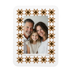 Nordic Star Frame Cream Magnet