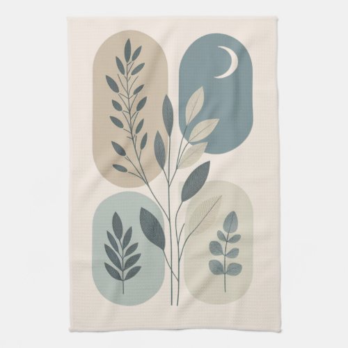 Nordic Style Simple Leaves Kitchen Towel