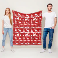 Stag discount fleece blanket