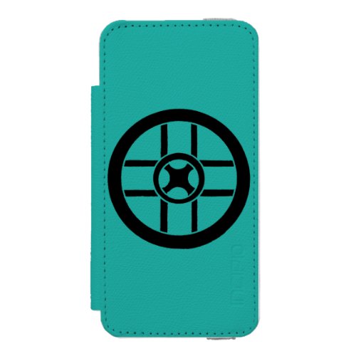 Nordic Symbol Wheel Cross iPhone SE55s Wallet Case