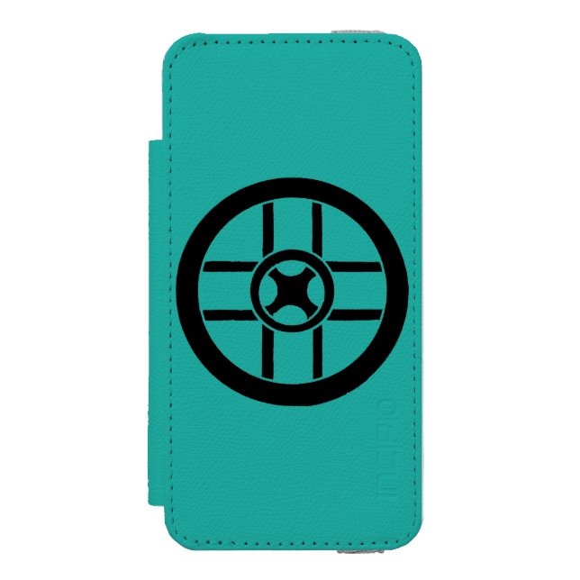 Nordic Symbol: Wheel Cross Incipio iPhone Wallet Case (Folio Front)
