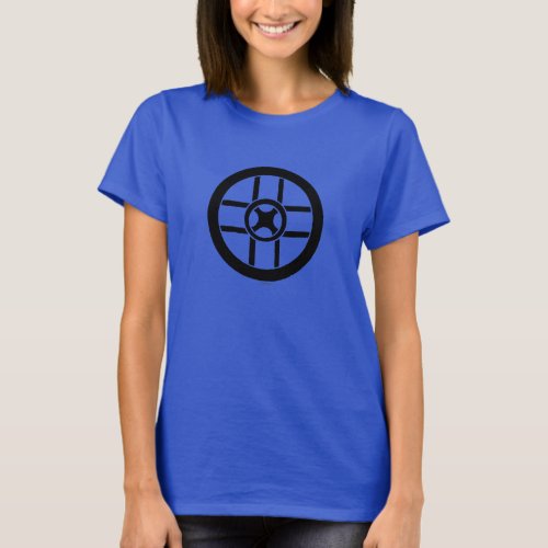 Nordic Symbol Wheel Cross T_Shirt
