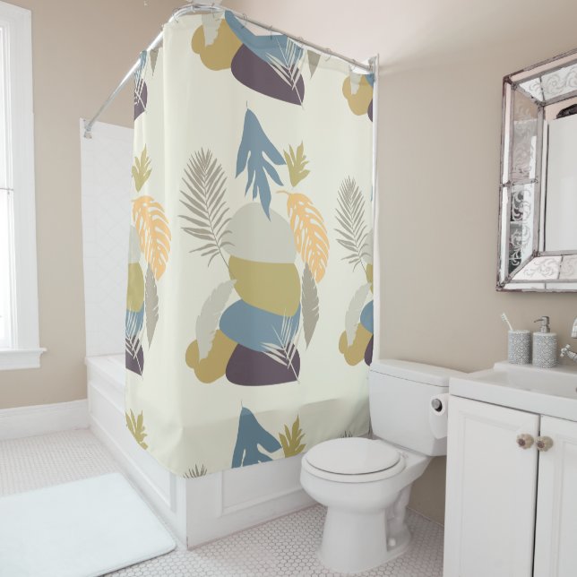 Nordic Tranquility Shower Curtain (In Situ)