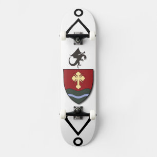Nordic Viking Crest Fantasy Graphic Skateboard ...