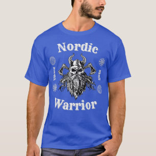 Nordic viking skull warrior T-Shirt