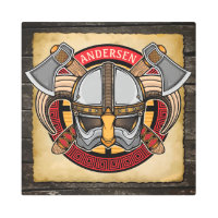 Nordic Viking Warrior ADD NAME Norse Axe Norsemen