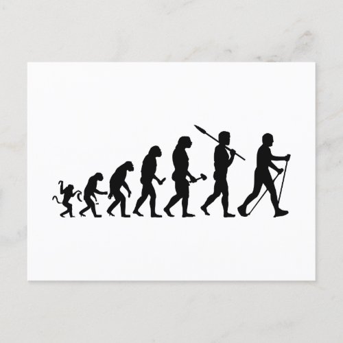 Nordic Walking Evolutionary theory of walking Postcard
