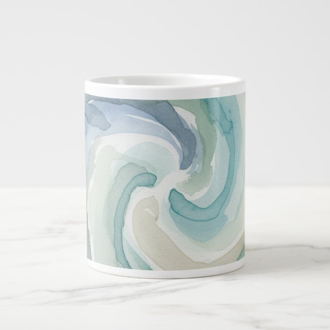 Nordic watercolor Jumbo Mug (Front)