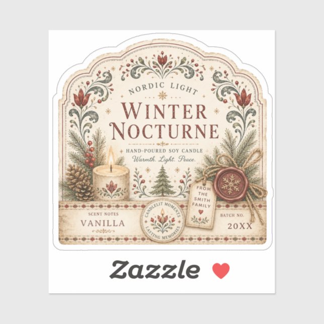 Nordic Winter Label (Sheet)