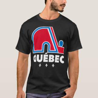 Nordiques Quebec Hockey Team Avalanche Vintage wit T-Shirt