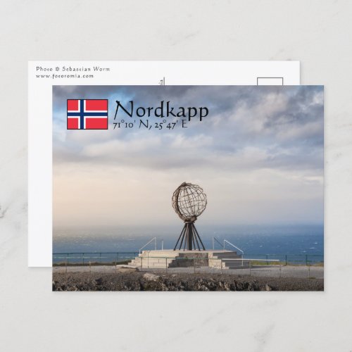 Nordkap Norwegen Postcard